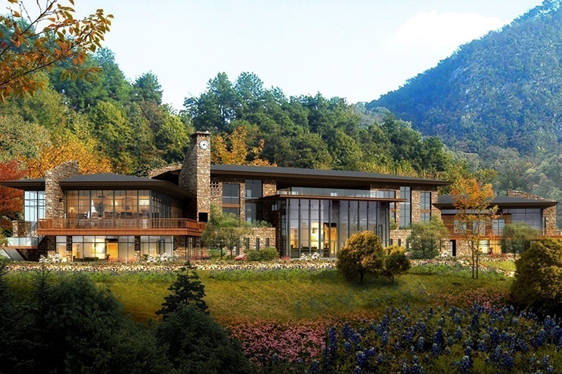 Resort hotelier Sichuan Chine