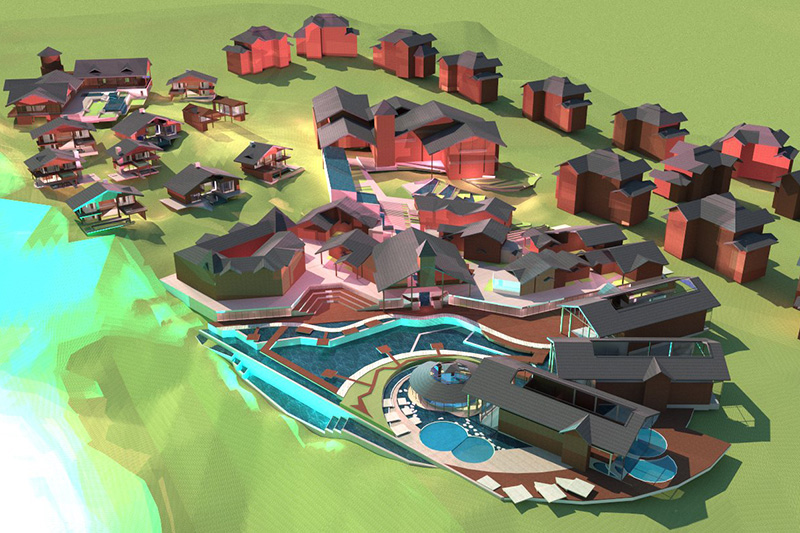 Resort hotelier Sichuan Chine