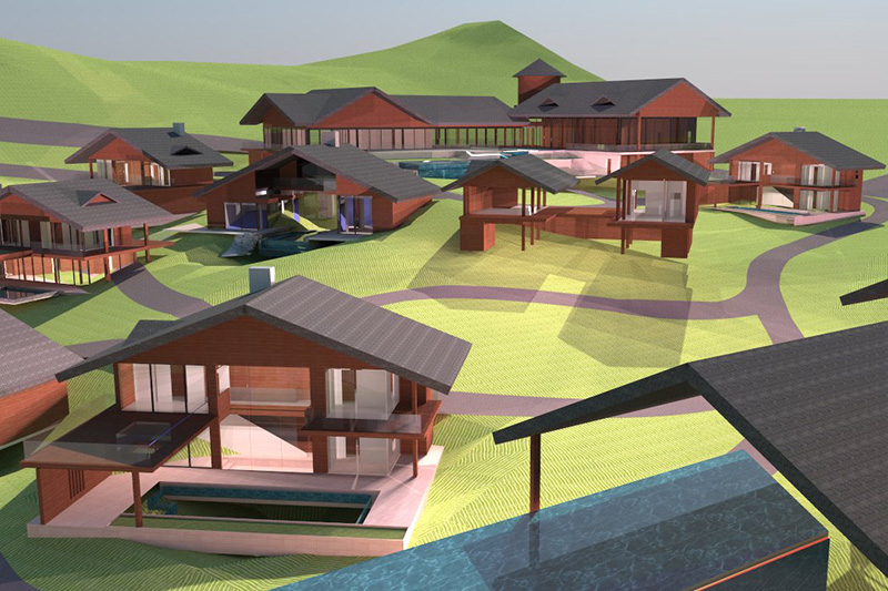 Resort hotelier Sichuan Chine